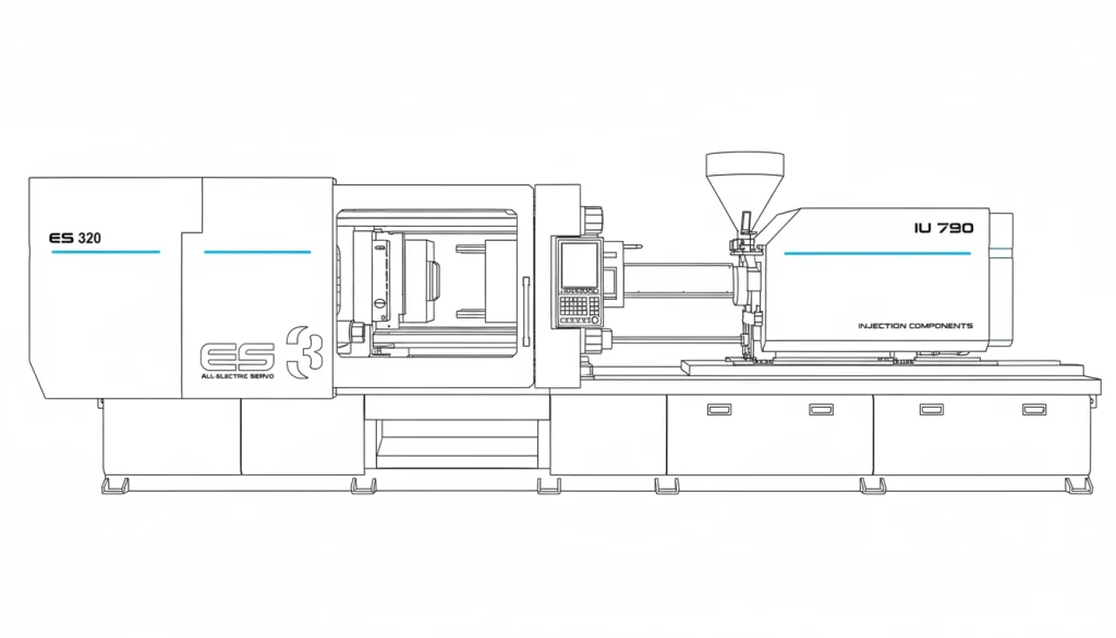 ES 120 Fully Electric Plastic Injection Machine