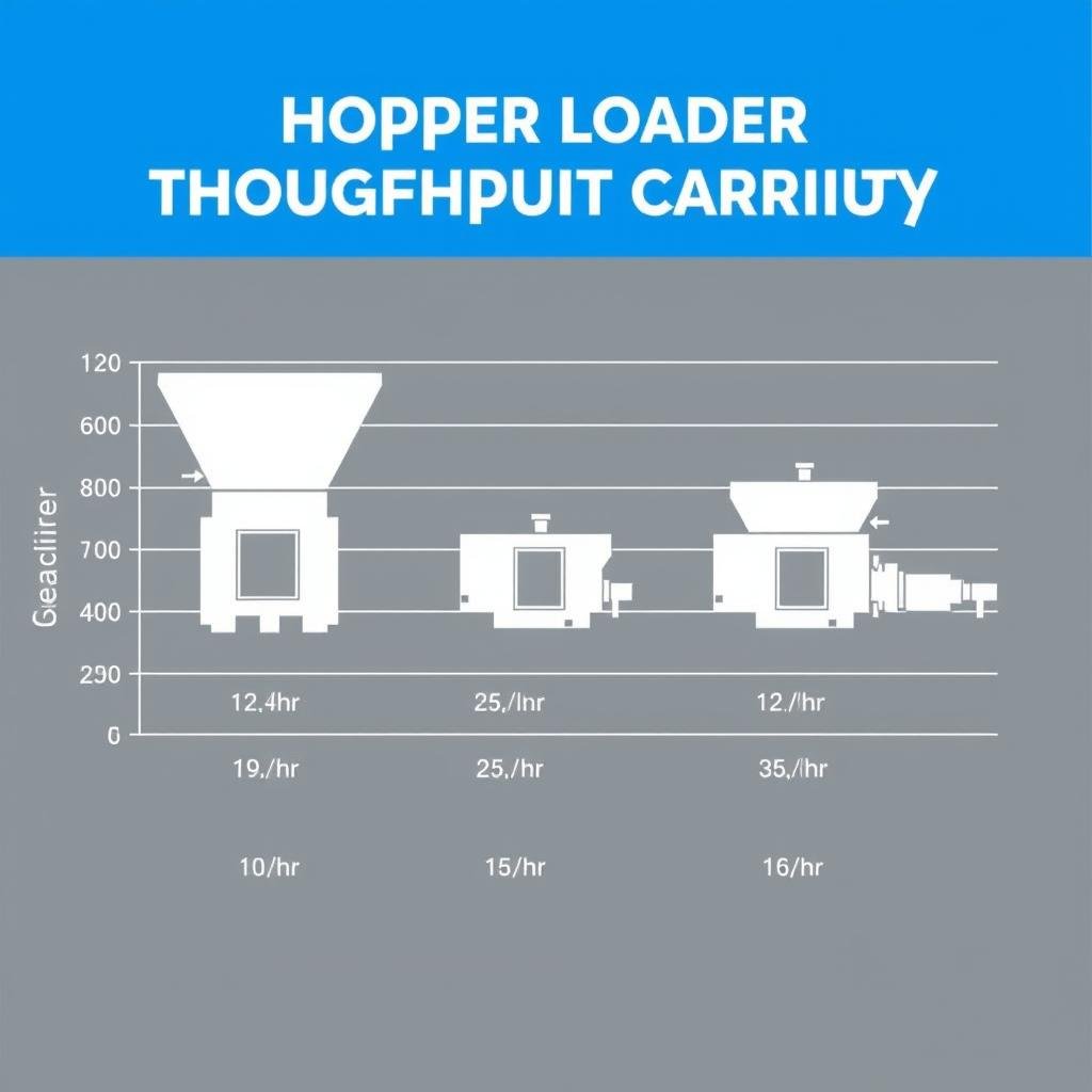Hopper loader throughput capacity chart Hopper loader throughput capacity chart