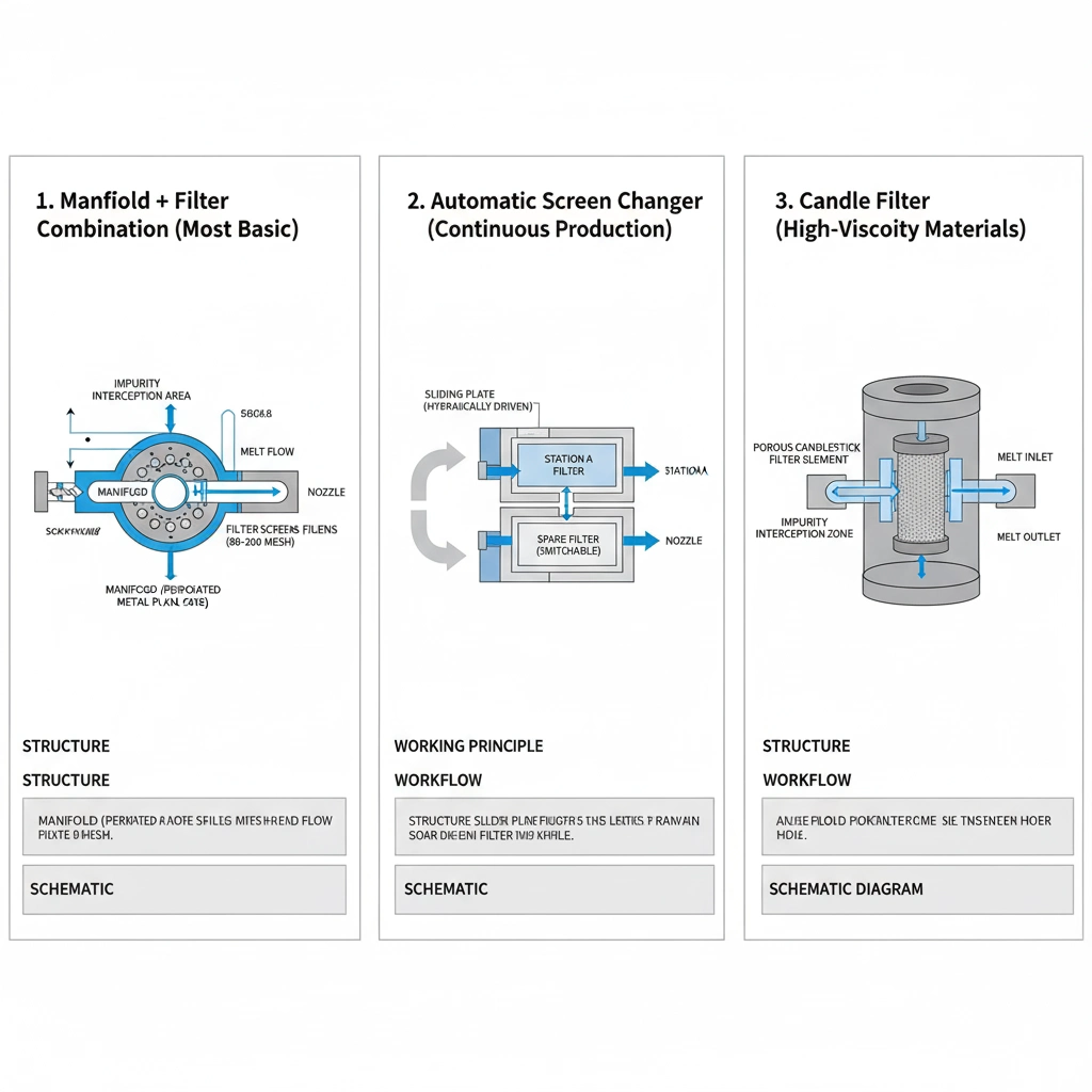 Different plastic material types for hopper loaders