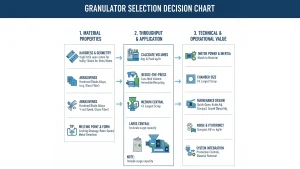 Granulator Selection Decision Chart: Matching Types to Material and Throughput