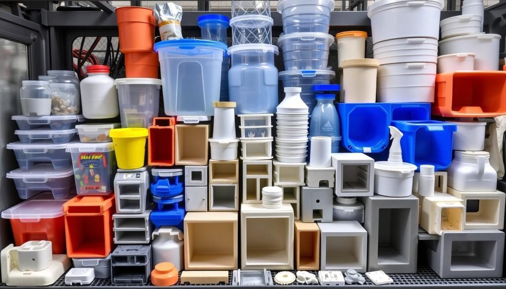 Consumer goods produced on a 350 ton injection molding machine