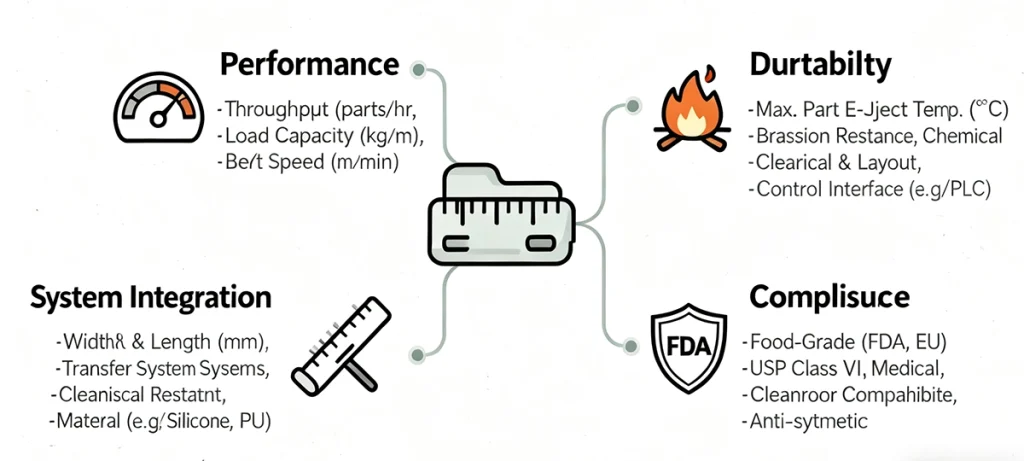 Key Factors for Conveyor Belt Selection