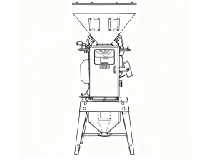 Gravimetric blenders for the injection molding process