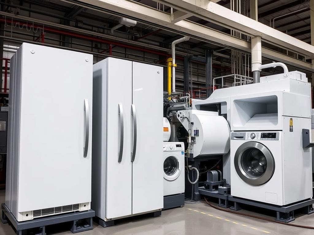 Home appliance housings produced on a 1200-ton injection molding machine