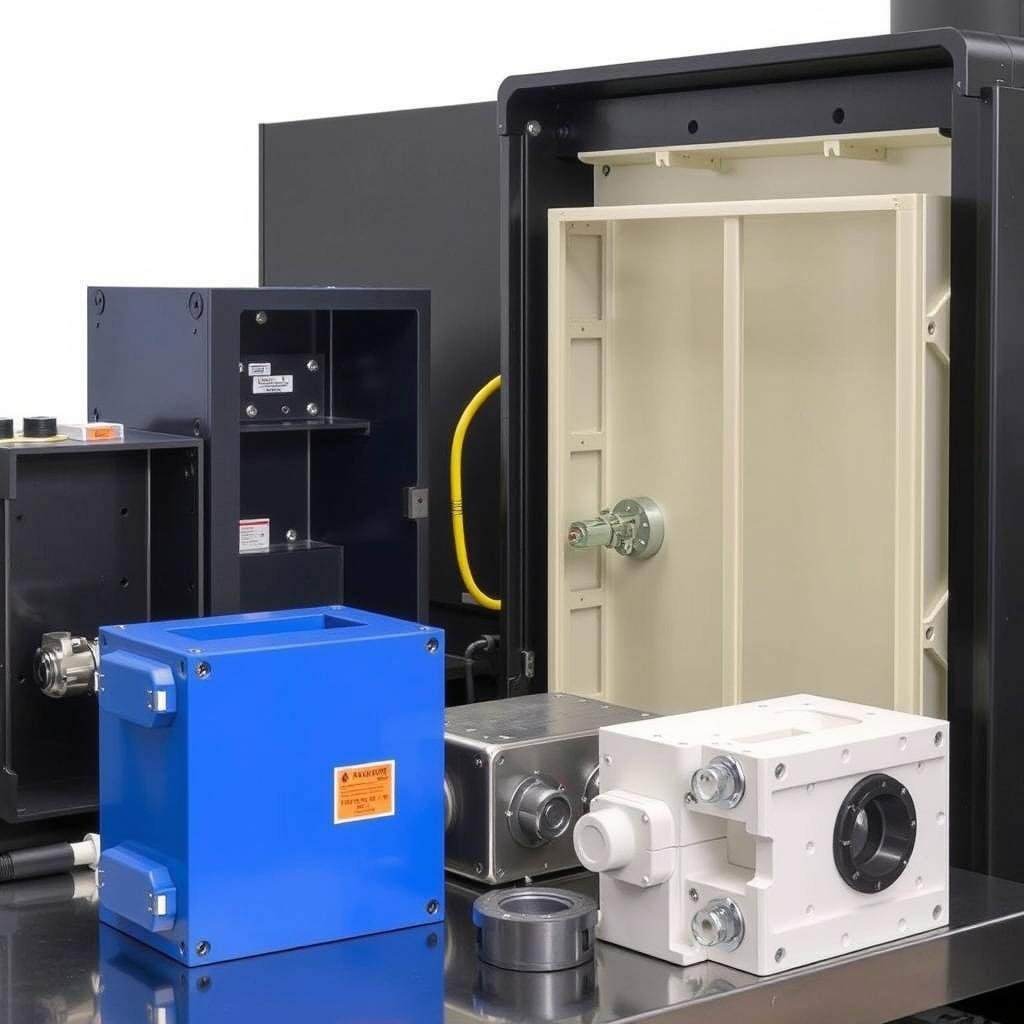 Industrial components made on 300 Ton Injection Molding Machine