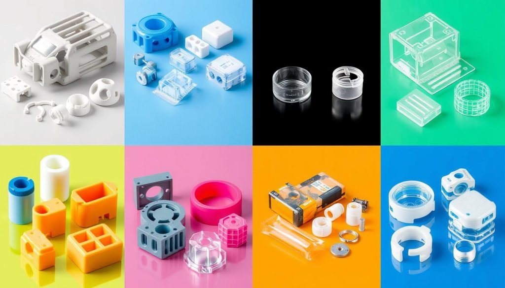 Various industry applications for parts made with 120-ton injection molding machines Various industry applications for parts made with 120-ton injection molding machines